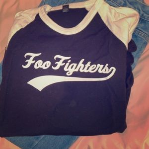 Foo Fighters 2015 Baseball jersey tee Unisex Large